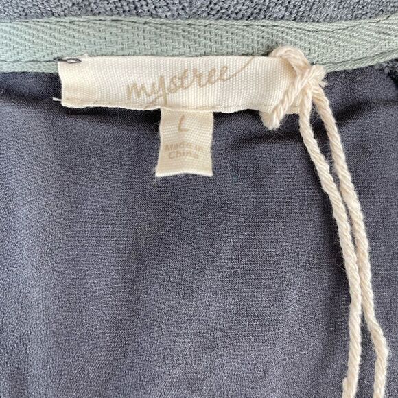 NWT Mystree Gray Cardigan Size L - Picture 9 of 9